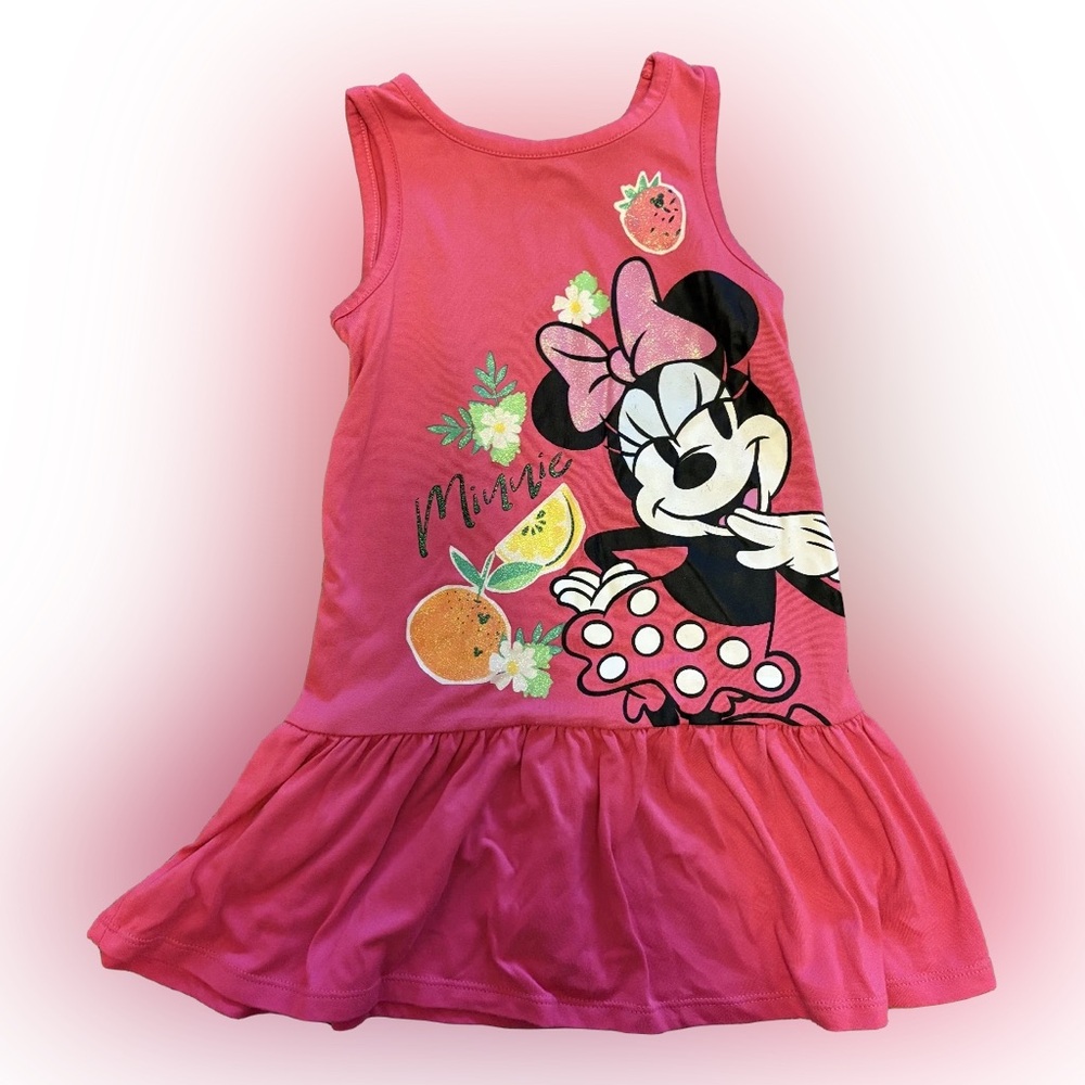 Disney Junior Minnie Mouse Pink Dress 3T